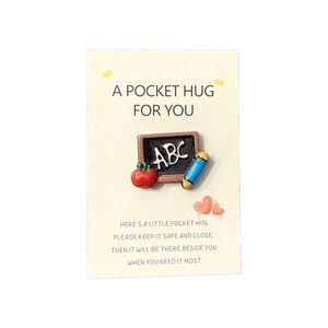 📚 Pocket Hug Token ✏️ Inspo Card and Charm Gift Set